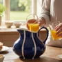 Carafes - Enjoy Navy Pitcher - LALI DESIGN STUDIO