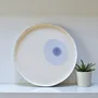 Assiettes au quotidien - Assiette de service Celeste Mare - LALI DESIGN STUDIO