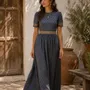 Apparel - Maxi dress with short sleeves - I WAS A SARI