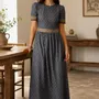 Apparel - Maxi dress with short sleeves - I WAS A SARI