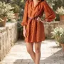 Prêt-à-porter - Robe swing avec ceinture - I WAS A SARI