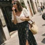 Prêt-à-porter - Une jupe fine avec fente - I WAS A SARI