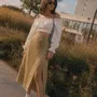 Prêt-à-porter - Une jupe fine avec fente - I WAS A SARI