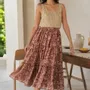 Apparel - Midi tiered skirt - I WAS A SARI