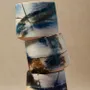 Mugs - Saggar-Fired Porcelain Cup - JOHN MAC CERAMICS