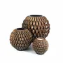 Vases - Bubble Marron L vase - PERI LIVING