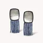 Jewelry - XL clip earrings with lapis lazuli dangles - Calypso - NATURE BIJOUX
