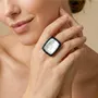 Jewelry - XL adjustable black lip ring - Calypso - NATURE BIJOUX