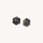 Jewelry - Faceted black lip post earrings - Vendome - NATURE BIJOUX