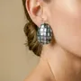 Jewelry - Simple studs clips earrings black lip - Rivoli - NATURE BIJOUX