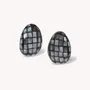 Jewelry - Black lip simple stud earrings - Rivoli - NATURE BIJOUX