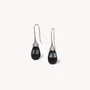 Jewelry - Black lip drop hook earrings - Rivoli - NATURE BIJOUX