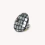 Jewelry - Adjustable black lip ring - Rivoli - NATURE BIJOUX