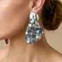 Jewelry - Black lip XL post earrings - Rivoli - NATURE BIJOUX