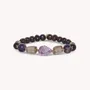 Jewelry - Multi materials stretch bracelet - Belle De Nuit - NATURE BIJOUX