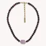 Bijoux - Collier court améthyste brute - Belle De Nuit - NATURE BIJOUX