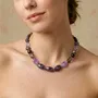 Jewelry - Multi materials short necklace - Belle De Nuit - NATURE BIJOUX