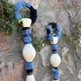 Other wall decoration - Marine Totems: Set of 2 Handmade Textured Macramé Wall Installations - SARMAL DESIGN