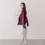Scarves - Silk stole -2tone frame- - KOHARU