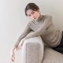 Apparel - Silk rib turtleneck sweater - KOHARU