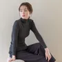Apparel - Silk rib turtleneck sweater - KOHARU