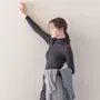 Apparel - Silk rib turtleneck sweater - KOHARU
