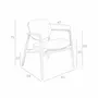 Armchairs - Taupe leatherette and walnut - ANGEL CERDÁ