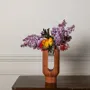 Bougeoirs et photophores  - VASE POUR FLEUR EN MARBRE LYRA PHOTOPHORE - OOUMM