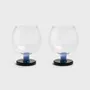 Glass - Glass cantine large blue set of 2 - &KLEVERING