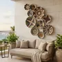 Autres décorations murales - Earth & Sky : ensemble de 10 plaques murales tissées à la main - SARMAL DESIGN