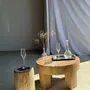 Tables basses - Coffee table, table basse quadripode en manguier massif monoxyle - OFFICE OBJETS