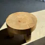 Tables basses - Coffee table, table basse quadripode en manguier massif monoxyle - OFFICE OBJETS