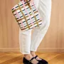 Bags and totes - Tote bag - CHECKS N°3 - BYZANTINE
