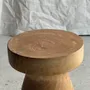 Coffee tables - Stool, side table, end table in solid mango wood totem nat - OFFICE OBJETS