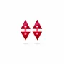 Bijoux - Boucles d'oreilles MEMPHIS S Rouge - TELLMEE