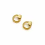 Bijoux - Boucles d'oreilles SATURNE MINI Paillettes Or - TELLMEE