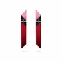 Bijoux - Boucles d'oreilles OBLIK L Rouge - TELLMEE