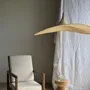 Suspensions - Très grande suspension en rotin en forme de chapeau D125 H50 - OFFICE OBJETS