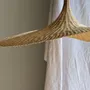 Suspensions - Très grande suspension en rotin en forme de chapeau D125 H50 - OFFICE OBJETS