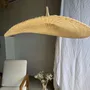 Suspensions - Très grande suspension en rotin en forme de chapeau D125 H50 - OFFICE OBJETS