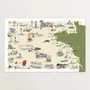 Affiches - Les iles de l'Ouest - Affiche 60 x 40 cm - TABLE À CARTES