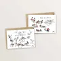 Card shop - Set of 2 postcards — Birds & ducks of the Bay of Somme - TABLE À CARTES