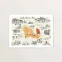 Affiches - Belle Ile en Mer - Affiche 40 x 30 cm - TABLE À CARTES