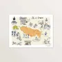 Affiches - Ile de Groix - Affiche 40 x 30 cm - TABLE À CARTES