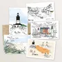 Carterie - 5 cartes postales : virée à Groix - TABLE À CARTES