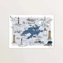 Affiches - Ile de Ouessant - Affiche 40 x 30 cm - TABLE À CARTES