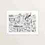 Poster - Breton glossary — Art print 40 × 30 cm - MARGUERITE LECOINTRE