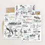 Card shop - Set of 5 cards in the Breton language - TABLE À CARTES