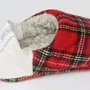 Chaussettes - JAPAN MADE Reversible room shoes / Tartan × Big pile - MERIPPA