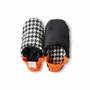 Chaussettes - JAPAN MADE Reversible room shoes / Houndstooth × Micro Boa - MERIPPA